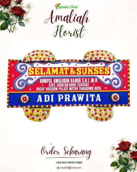 Papan Bunga Ucapan Selamat Pagar Alam Utara